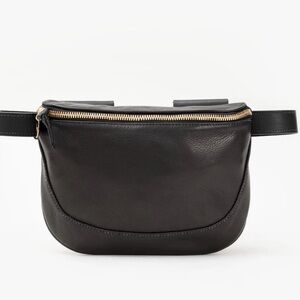 Clare V Fanny Pack - Black Leather